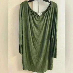 Forever 21 tunic top crewneck long line ribbed texture lightweight.‎ 3X. NWT